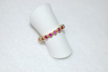 Load image into Gallery viewer, Pink Sapphire Eternity Band