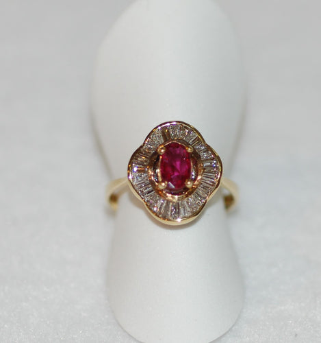 Ruby and Diamond Ring