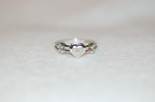 Heart in Heart Diamond Ring