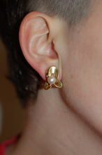 Load image into Gallery viewer, Iris Pearl and Diamond Accent Earrings