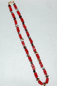 Coral Snake Long Necklace