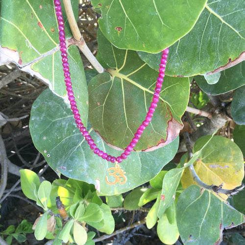 Ruby Ohm Necklace