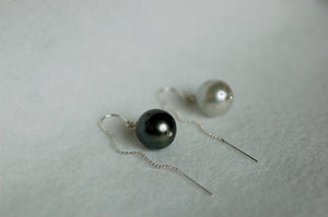 Black and White Pearl Threads