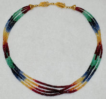 Load image into Gallery viewer, Rainbow Sapphire Necklace